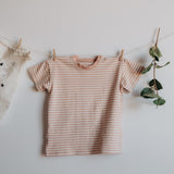 T-Shirt Oversized Mahogany Stripes