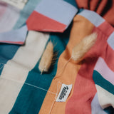 Vertical Delight Linen Button Up Shirt